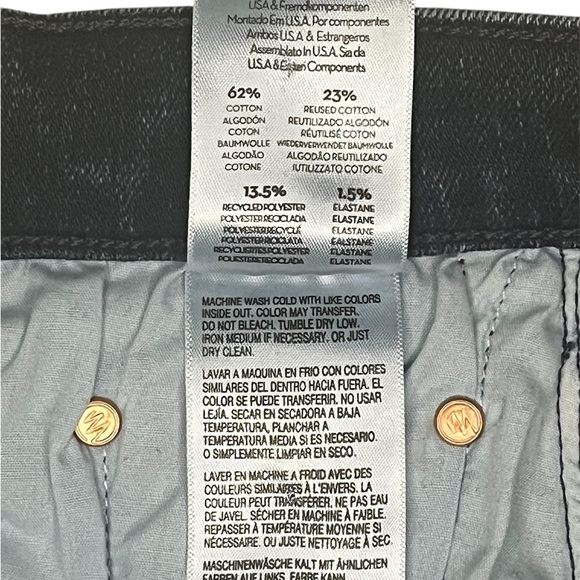 MOTHER High Waisted Rider Skimp Jeans in Catch Me If You Can Size 29 - Picture 12 of 12